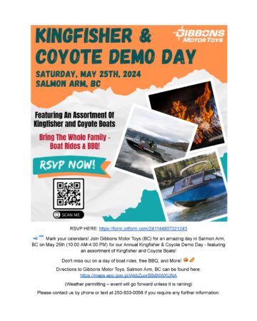 KingFisher and Coyote boats Demo Day