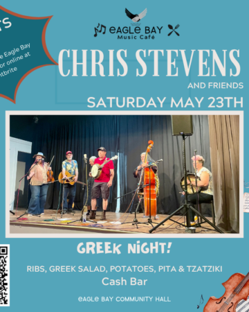 Eagle Bay Music Café Greek Night with Chris Stevens & Friends